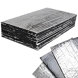 YOUNTHYE 20PCS Car Sound Deadening Mat, 25cm x 40cm x 5mm Thick Self Adhesive Sound Deadening Sheets Foil Insulation Sheet for Automotive Noise and Heat Insulation
