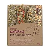 Rosewood Naturals Four Seasons XXL Sticks, Small Animal Treats for Rabbits, Guinea Pigs, Chinchillas and Degus, 450g