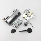 For Takeuchi 55 60 75 135 150 155 175 160 cab door lock assembly lock block excavator parts Spare parts (Color : Door lock assembly)