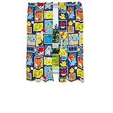 Franco Kids Room Window Curtains Drapes Set, 82 x 63 in, Pokemon