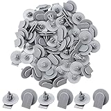 wocpvm 50pcs Wheel Arch Trim Clips Side Moulding and Wheel Arch Clips for Mini One COOPER S R50 R52 R53 R55 R56 Grey Plastic Exterior