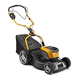 Stiga Lawnmower Combi 548E s Kit Four-Wheeled Self-Propelled Rotary Mower 48cm c/w 2 x 4Ah Batteries & Charger