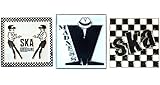 Madness SKA 2 Tone Rude Girl Band Metal Enamel Badge Set