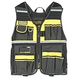 Stanley Fatmax FMST1-71181 "Pro" Tool Vest, Yellow/Black