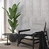 WBM Cre8 Tongue & Groove MDF Panels - Concrete Grey - 2750mm x 205mm x 6mm - Home Living Dining Room Bedroom Office Reception Interior Feature Wall Easy Installation - 7 Panel Pack 3.85m2 Coverage