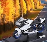 Motorcycle model 1/18 Alloy Diecast Motorcycle Miniature Model Toys Wheel Steering Vehices For BMW HP2 SPORT