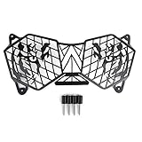 Artudatech Motorcycle Headlight Cover, Moto Front Light Guard Cover Headlight Headlamp Cover Grill Front Lights for Trium-ph Tiger 800 1200 XC XR Explorer 1200