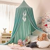 Dix-Rainbow Large Children Bed Canopy Round Dome Girls Mosquito Net Kids Princess Play Tents Nursery Room Decoration for Baby