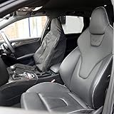 UK Custom Covers SC163 Tailored Waterproof Front Seat Cover Sleek Fit (x1) Black - To Fit VW Golf GTI MK5 MK6 R32 Recaro