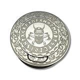 b behover. Snuff Box in Aluminium with Compartment, 100.0 grams, Viking Ancient Script