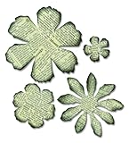 Sizzix Bigz Tattered Florals, 4 Sizes and Shapes Steel Rule Die by Tim Holtz