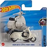 Hot Wheels Vespa 90 SS Super Sprint 1966, Die-Cast Model, White, 1:64 Scale