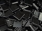 75 Pack Black 20mm Vitreous Mosaic Tiles