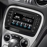6.2 inch Double Din Car Stereo for Mercedes Benz SL Class SL350 SL500 SL600 SL55 SL65 Radio Upgrade Android 13 installation kit Apple Carplay Andriod Auto Full Screen MirrorLink DVD Wifi GPS 2001-2005
