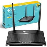 TP-Link TL-MR100 300 Mbps Wireless N 4G LTE Router, Supports Up to 32 Devices, 4G Router With Sim Slot, WiFi Mode, Parental Controls, Guest Network, Encryptions for Secure Network, Easy Setup