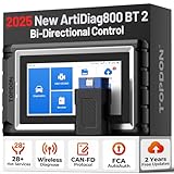 TOPDON ArtiDiag800 BT V2.0 Car Diagnostic Tool, New Active Test, with All Systems Diagnosis, OBD2 Scanner with 28 Maintenance Services, Oil Reset/EPB/SAS/TPMS/DPF, Wireless Diagnostic Scanner, AutoVIN