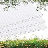 BRITSHIELD® Polycarbonate Roofing & Greenhouse Sheets Clear 4mm (W:61cmxL:122cm) (ONLY UK Mainland ) (5)