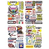 4 Pictures Motorcycle Stickers Waterproof Racing Sticker Funny MTB Stickers Car Sticker Vinyl Decal Sticker for Motorcycles Cars Helmets Skateboards Laptop Decorating