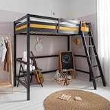 Noa and Nani Thomas High Sleeper Cabin Bed in Anthracite