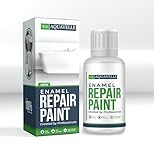 AQUAVELLE Pre-mixed Enamel Repair Paint for Re-Enamel Iron or Steel Baths, touch up paint, 30ml