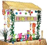 amscan 241205 - Table Top Tiki Bar Hut (52In X 53In X 23In)