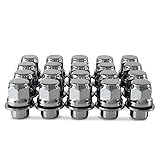 20 x Chrome Wheel Nuts for Genuine Toyota Hilux Alloy Wheels Part No. 20JPOENM10177