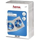 Hama Double DVD Jewel Cases - Transparent