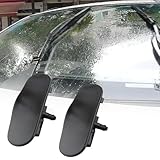 lcyen 2Pcs Front Windscreen Washer Spray Nozzle Jet Heated for 4G8988987 Audi A4 B8 A5 A3 A6 A7 A8 Q3 Q7 TT Q5 4GD955987