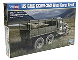 Hobbyboss 1:35 Scale US GMC CCKW 352 Wood Cargo Truck Model Kit (Grey)