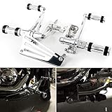 TARAZON For Yamaha XVS 1100 V-Star V Star 1999-2016 Forward Controls Rearsets Footpegs Silver