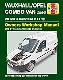 Vauxhall/Opel Combo Diesel Van (Oct 2001 to Jan 2012) 51 to 61 Haynes Repair Manual