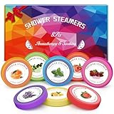 Birthday Gifts for Women: Linkax 8 Pcs Shower Steamers Aromatherapy Bath Bombs SPA Self Care, Small Relaxation Friendship Thank You Gifts for Women Men Mum, Advent Calendar Christmas Stocking Fillers