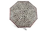 Fulton Minilite Umbrella, Lusterous Leopard Print, Strong Lightweight Wind Resistant Frame