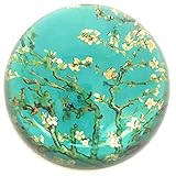 Value Arts Van Gogh's Almond Blossoms Glass Dome Paperweight, 3 Inches Diameter