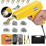 AIUNAOM 220W Plastic Welding Kit, Plastic Welder Repair Kit with 900 Hot Staples & Smoothing Head, Plastic Welder Gun Soldering Kit for Repairing Plastic Parts on Cars, Kayaks, Hot Splicing