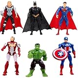 6pcs Superhero Action Figures set/Toy Gift for Kids, Party Bag Fillers for Kids, Party Supplies for Kids,Toys for Kids, Action Figures Gift Children's Toys.