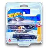Hot Wheels '89 Mercedes-Benz 560 SEC AMG (Black) 4/5 HW Turbo - 2023-150/250(Short Card) - COMES IN A KLAS CAR KEEPER PROTECTIVE COLLECTORS CASE - HKG45