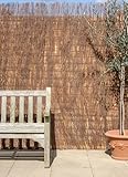 Papillon Brushwood Heather Thatch Natural Outdoor Screening Roll Privacy Wind/Sun Protection 3m x 1.2m (13ft 1in x 4ft)