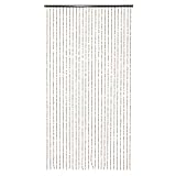 CHZIMADE 27 Strands Wooden Beaded Door Curtain 90x175CM Bead Curtain for Doorway Handmade Hanging Door Fly Screen Curtain