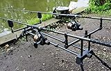 NGT New Dual Line Three Rod Carp Coarse Fishing Pod