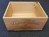 RECLAIMED 6 BOTTLE SIZE FRENCH WOODEN WINE CRATE BOX/HAMPER STORAGE