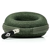 AKIELO Watch Case – Watch Travel Case with Cleaning Cloth and Gift Box – Fits Mens and Womens Wristwatches and Smart Watches up to 54mm (Forest Green Edition)