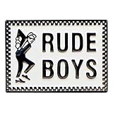 Ska Rude Boys Music Metal Enamelled Pin Badge Lapel Badge XJKB14-21