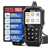 VDIAGTOOL VD30 Pro OBD2 Scanner, Car Diagnostic Tool for All Cars, Fault Code Reader for All OBD II with Reset, Live Data, Check Engine Light, I/M Readiness for All OBDII Protocol Vehicles