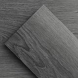 ATOPOSE Vinyl Floor Planks Self Adhesive,Laminate Flooring 18pcs-6"×36" with Wood Effect,SlateGrey,Waterproof and Easy DIY Installation for Bedroom Living Room Kitchen Indoor Residential Area