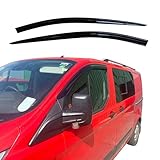 AUTO CLOVER Wind Deflectors Set for Ford Transit Custom 2012+ (2 pieces)