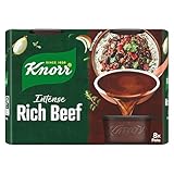 Knorr Rich Beef Stock Pots gluten-free to add a deep beef flavour to your dishes 8x 28 g