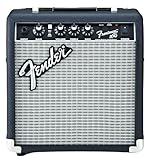 Fender Frontman 10G, Combo Guitar Amp, 10W, Small Practice Amp, Suitable for Electric Guitar, Black/Silver