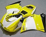 Yellow White Black Body Fairing For Ducati 996 748 916 1996 97 98 99 00 01 2002 Sportbike Fairings Set (Injection molding)
