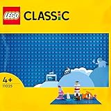 LEGO 11025 Classic Blue Building Plate, Square Base Plate with 26 x 26 Nubs as a Base for Constructions and Other Sets, Construction Toy for Children